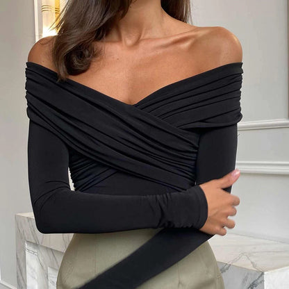 SIENNA | OFF-SHOULDER SLIM TOP