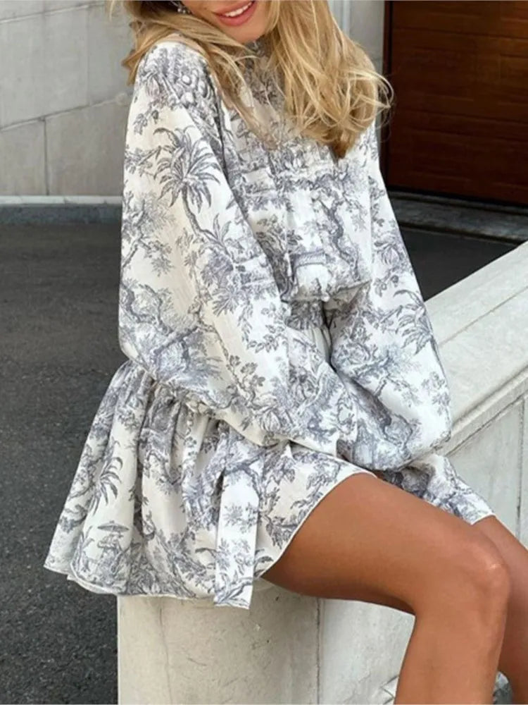 MEGAN | ELEGANT PRINT DRESS