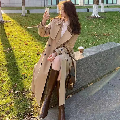 KOREAN | ELEGANT WINDBREAKER COAT