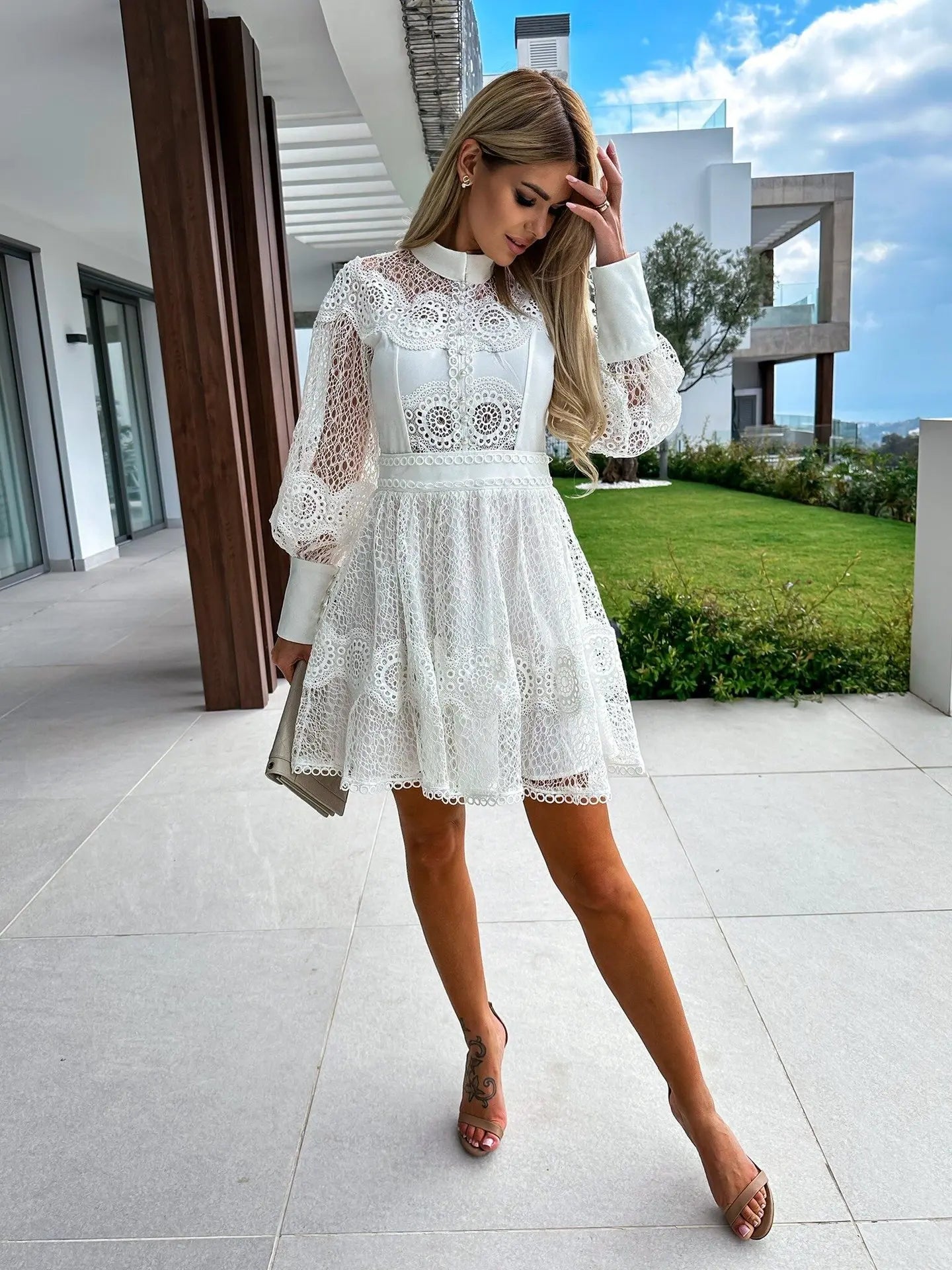 ZARA | ELEGANT LACE DRESS